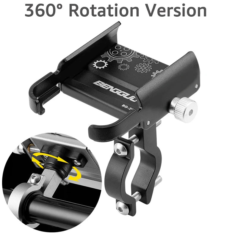 iBudim Bike Phone Holder 360 Rotation Bicycle Phone Holder for 4.7-7.0 inch Devices Motorcycle Handlebar Mobile Phone Stand My Store
