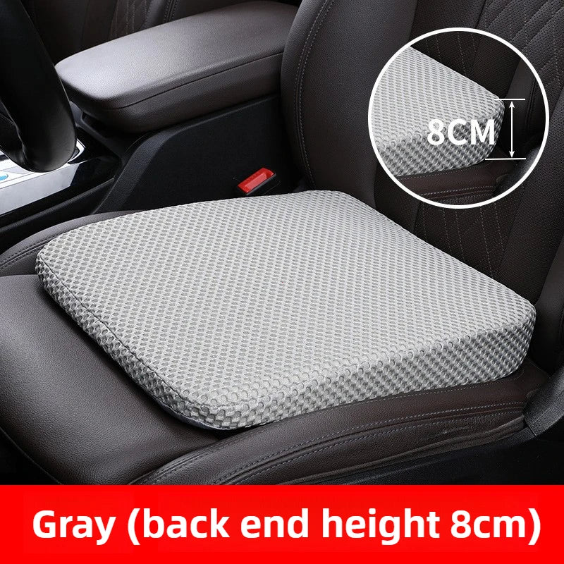 Car Seat Booster Cushion Honeycomb Memory Cotton Car Seat Cushion Car Simple Breathable 3D Mesh Thickened Sedentary Seat Cushion My Store