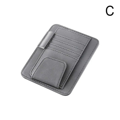 Car Sun Visor Organizer Multi-Pocket Business Card Storage Management Sunglasses Holder Visor Accessories Auto Interior My Store
