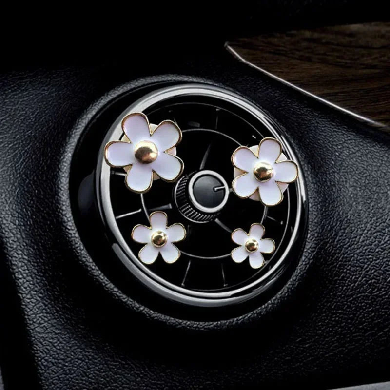Car Outlet Vent Perfume Clips Conditioning Aromatherapy Freshener with Cute Flower Design My Store