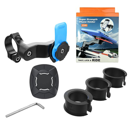 Motorcycle Handlebar Mount, Universal Bike Phone Holder, MTB Phone Holder, Detachable & Universal 360° Rotatable My Store