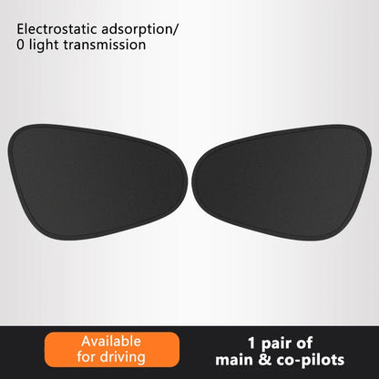 SEAMETAL Electrostatic Sun Visor for Car Side Window 4-Layer Sun Shade Curtains Anti-Glare UV-Blocker Auto Sun Protection Cover My Store