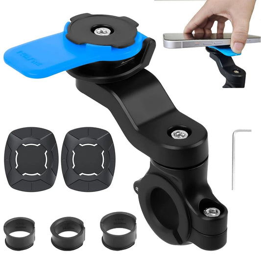 Motorcycle Handlebar Mount, Universal Bike Phone Holder, MTB Phone Holder, Detachable & Universal 360° Rotatable My Store